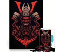 Puzzle de 1000 pièces représentant Un Masque de samouraï, idéal pour Les Adolescents Un Jeu Stimulant et Amusant, avec des découpes précises Cadeau Festif (38x26cm)