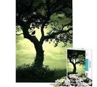 Puzzle de 1000 pièces représentant Un Oiseau en Silhouette sur Un Arbre idéal pour Un Anniversaire ou Noël Activités familiales et Jeux Amusants à partir de 14 Ans (38x52cm)