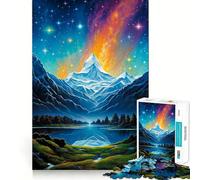 Puzzle de 1000 pièces représentant Un Paysage Cosmique et Naturel, idéal pour Les Adolescents Jeu de logique Fine, Bords Nets et agréables Cadeau de qualité supérieure (38x26cm)