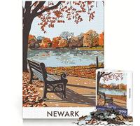 Puzzle de 1000 pièces représentant Un Paysage d'automne à Newark Park idéal pour Adultes Ce Puzzle stimule la mémoire Offre Un Moment de détente et de Plaisir et présente des Bords Nets et Un thème