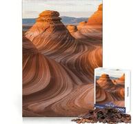 Puzzle de 1000 pièces représentant Un Paysage de Formations rocheuses ondulées idéal pour Adultes Renforce la mémoire soulage Le Stress et Offre des Bords de qualité supérieure Pièce d'art raffinée