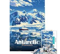 Puzzle de 1000 pièces représentant Un Paysage de la péninsule Antarctique idéal pour Les Adolescents et Les Adultes Jeu Amusant et Original Cadeau de Noël ou d'anniversaire (75x50cm)
