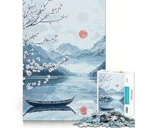 Puzzle de 1000 pièces représentant Un Paysage de lac Serein, idéal pour Les Adolescents Marque : Wise Think Toy Découpe précise Liste de souhaits du Père Noël (50x75cm)