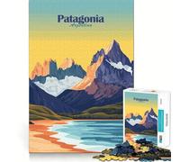 Puzzle de 1000 pièces représentant Un Paysage de Patagonie Argentine, idéal pour Adultes Ce Puzzle stimule la mémoire, Offre Un Moment de détente et de créativité (50x75cm)