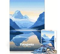 Puzzle de 1000 pièces représentant Un Paysage de Patagonie Argentine, idéal pour Adultes Stimule la mémoire, Jeu apaisant, découpe de qualité supérieure, Cadeau Parfait (50x75cm)