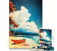 Puzzle de 1000 pièces représentant Un Paysage de Plage de Bohol, aux Philippines, pour Adultes (50x75cm) Idéal pour Un Esprit Vif, des Loisirs apaisants et Un Joyeux Noël
