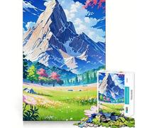 Puzzle de 1000 pièces représentant Un Paysage de Prairie montagneuse, idéal pour Les Adolescents Jeu de réflexion et de Loisirs de qualité supérieure, Cadeau attentionné (38x52cm)