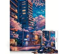 Puzzle de 1000 pièces représentant Un Paysage de Sakura au Japon idéal pour Les Adolescents pour développer Leur mémoire se détendre et Profiter d'un Moment de Plaisir Bords Nets Surprise de Noël