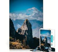 Puzzle de 1000 pièces représentant Un Paysage de Sommet montagneux avec Ciel Nuageux, idéal pour Les Adolescents Jouet Wise Think, Calme et Amusant, à Collectionner (50x75cm)