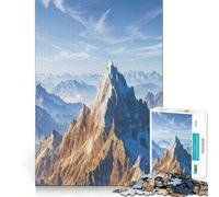 Puzzle de 1000 pièces représentant Un Paysage de Sommets enneigés pour Adultes Jeu Intelligent, Calme et apaisant Un (50x75cm)