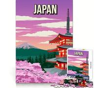 Puzzle de 1000 pièces représentant Un Paysage du Japon,idéal pour Les Adolescents stimule la mémoire,apaise l’Esprit,Bords Nets,Un Joli Cadeau (38x26cm)