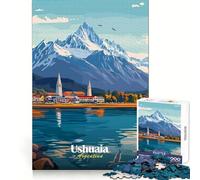 Puzzle de 1000 pièces représentant Un Paysage d'Ushuaia, en Argentine, idéal pour Les Adolescents : Un Passe-Temps apaisant et Stimulant, Parfait comme Cadeau de Noël (50x75cm)