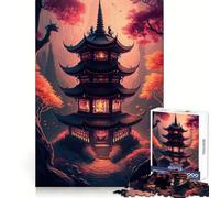 Puzzle de 1000 pièces représentant Un Paysage Japonais Ancien, idéal pour Les Adolescents clarté d'esprit, détente et Divertissement Cadeau saisonnier Parfait (38x26cm)