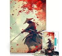 Puzzle de 1000 pièces représentant Un Paysage Japonais de samouraïs, pour Adultes, Jeu intellectuel, Divertissement apaisant, découpe précise, Cadeau de Noël (50x75cm)