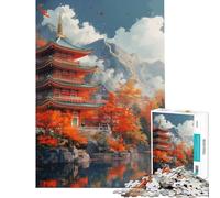 Puzzle de 1000 pièces représentant Un Paysage Japonais idéal pour Un Anniversaire Noël ou Tout Simplement pour Toute la Famille (à partir de 14 Ans) (38x52cm)