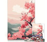 Puzzle de 1000 pièces représentant Un Paysage Japonais Zen idéal pour Les Adolescents développant Leur Esprit d'analyse et Leur capacité à se détendre Un Cadeau Artistique Parfait pour Noël (50x75cm)