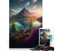 Puzzle de 1000 pièces représentant Un Paysage Naturel, idéal pour Les Adolescents Un Jeu de réflexion Facile et Amusant, Un Cadeau Parfait (50x75cm)