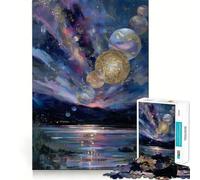 Puzzle de 1000 pièces représentant Un Paysage planétaire, pour Adultes Jouet Intelligent et Pratique Finitions soignées Article idéal pour Les fêtes de Fin d'année (50x75cm)