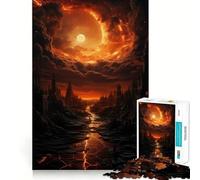 Puzzle de 1000 pièces représentant Un Paysage Post-apocalyptique, idéal pour Les Adolescents Un défi intellectuel Stimulant, Un Passe-Temps Calme et précis, Un Cadeau de Saison (38x26cm)