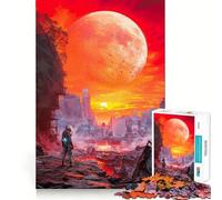 Puzzle de 1000 pièces représentant Un Paysage Urbain Post-apocalyptique, idéal pour Les Adolescents Jeu de logique mentale, d'évasion et de Calme Objet de Collection aux Bords Fins (50x75cm)