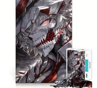 Puzzle de 1000 pièces représentant Un Personnage d'anime avec Masque Jeu de Construction Ajustement Parfait Activité gratifiante pour Les Jours de Pluie (38x52cm)