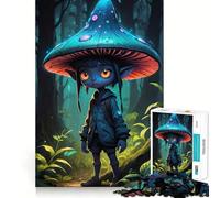 Puzzle de 1000 pièces représentant Un Personnage d'avatar Champignon, idéal pour Adultes, Stimulant cérébral, Moment de détente, Bords précis, Cadeau raffiné (50x75cm)