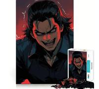 Puzzle de 1000 pièces représentant Un Personnage Masculin d'anime en colère,idéal pour Adultes Jeu de mémoire,Assemblage sécurisé et Solide,favorisant la création de Liens significatifs (38x52cm)
