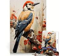 Puzzle de 1000 pièces représentant Un pic-Vert, idéal pour Les Adolescents Un défi intellectuel Stimulant et Relaxant, Un Cadeau de Noël Parfait (38x26cm)