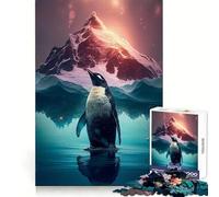 Puzzle de 1000 pièces représentant Un Pingouin en Antarctique, idéal pour Adultes et Adolescents Un Casse-tête Relaxant et Anti-Stress, Un Cadeau Original (38x52cm)