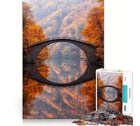 Puzzle de 1000 pièces représentant Un Pont en Arche de Pierre, idéal pour Les Adolescents et Leurs Exercices mentaux Découpe précise, décoration Murale 38x26cm
