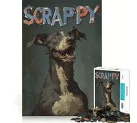 Puzzle de 1000 pièces représentant Un Portrait de Chien Errant, idéal pour Les Adolescents Jeu de logique mentale, d'évasion et de Calme Objet de Collection aux Bords Fins (38x26cm)