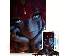 Puzzle de 1000 pièces représentant Un Portrait de Femme Mystique, idéal pour Adultes Jeu de logique et de détente Bords Lisses Cadeau Original (50x75cm)