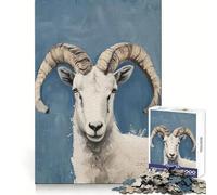 Puzzle de 1000 pièces représentant Un Portrait de Mouflon d'Amérique, idéal pour Adultes, Stimulant la mémoire et la détente, Cadeau Parfait (50x75cm)