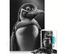 Puzzle de 1000 pièces représentant Un Portrait de Pingouin, idéal pour Adultes Jeu de logique Solide et apaisant, Bords Nets, Cadeau Artistique (50x75cm)