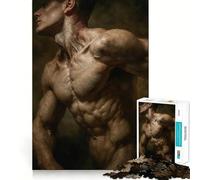 Puzzle de 1000 pièces représentant Un Portrait d'homme musclé, idéal pour Les Adolescents Un Cadeau Original et Amusant ! (38x26cm)