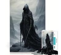 Puzzle de 1000 pièces représentant Un Portrait mystérieux, idéal pour Les Adolescents Un Cadeau Classique pour développer sa mémoire, se détendre et se Relaxer (50x75cm)