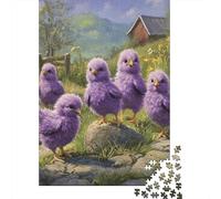 Puzzle de 1000 pièces représentant Un Poussin Mignon, pour Adultes. Puzzle de 1000 pièces, défi Difficile, 38 x 26 cm.