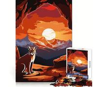 Puzzle de 1000 pièces représentant Un Puma, idéal pour Les Adolescents Jeu de réflexion et de Loisirs de qualité supérieure Cadeau attentionné (38x26cm)