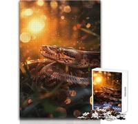 Puzzle de 1000 pièces représentant Un Python Royal, idéal pour Adultes Activité éducative et stimulante, Cadeau Parfait pour Les fêtes Dimensions:38x52cm