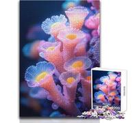 Puzzle de 1000 pièces représentant Un récif corallien coloré en Gros Plan,idéal pour Les Adolescents Jeu Amusant et Stimulant pour Le développement cognitif Cadeau Original et attentionné 38x52cm