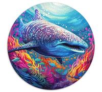 Puzzle de 1000 pièces représentant Un Requin-Baleine coloré pour Adultes, idéal pour la décoration intérieure, idéal comme Cadeau de Noël et de Nouvel an pour Les Adolescents 67,5 x 67,5 cm