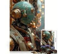 Puzzle de 1000 pièces représentant Un Robot Steampunk en Ville, idéal pour Les Adolescents Un Jeu Intelligent pour Partager Un Moment Convivial et Construire Une œuvre d'art 38x52cm