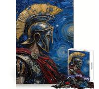 Puzzle de 1000 pièces représentant Un Soldat Spartiate de Van Gogh, idéal pour Adultes Jeu de logique mentale, Doux et Relaxant, découpe Ferme, liste de souhaits du Père Noël 50x75cm