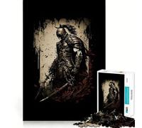 Puzzle de 1000 pièces représentant Un Soldat Spartiate, idéal pour Adultes Jeu Intelligent et apaisant, découpe précise, Objet de Collection 50x75cm