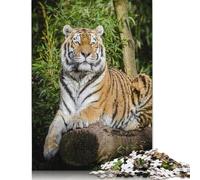Puzzle de 1000 pièces représentant Un Tigre couché sur Un Arbre Brun | Puzzles | Puzzle de 1000 pièces, Jeu éducatif, décoration intérieure, 38 x 26 cm