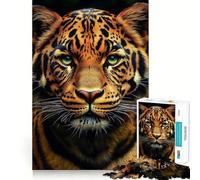 Puzzle de 1000 pièces représentant Un Tigre en Gros Plan, idéal pour Les Adolescents, Jouet Mental Anti-anxiété, découpe de qualité supérieure, Cadeau élégant 38x26cm