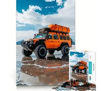 Puzzle de 1000 pièces représentant Un véhicule Tout-Terrain Orange, idéal pour Les Adolescents Jeu de réflexion et de développement Mental, Design apaisant et Amusant, Cadeau Unique (50x75cm)