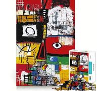 Puzzle de 1000 pièces représentant Un Visage Abstrait Original (38x26cm) pour Adultes Jeu de réflexion et de Loisirs Qualité supérieure Joli présent
