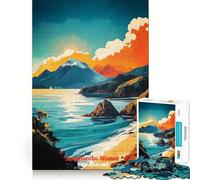 Puzzle de 1000 pièces représentant Une Affiche Artistique des îles subantarctiques, idéal pour Les Adolescents Un Casse-tête Relaxant et Amusant à Assembler, Un Joli Cadeau 50x75cm