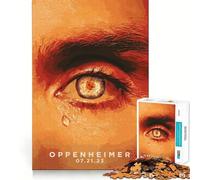Puzzle de 1000 pièces représentant Une Affiche de Film d'Oppenheimer, idéal pour Les Adultes Jeu de réflexion et de Concentration à Domicile Cadeau Parfait pour Les fêtes de Fin d'année (38x52cm)